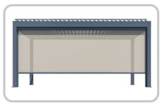 Model NX800HD Optional item: Motorized Side Screen