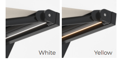 Optional items for Y-Style Retractable Awning: LED lights color